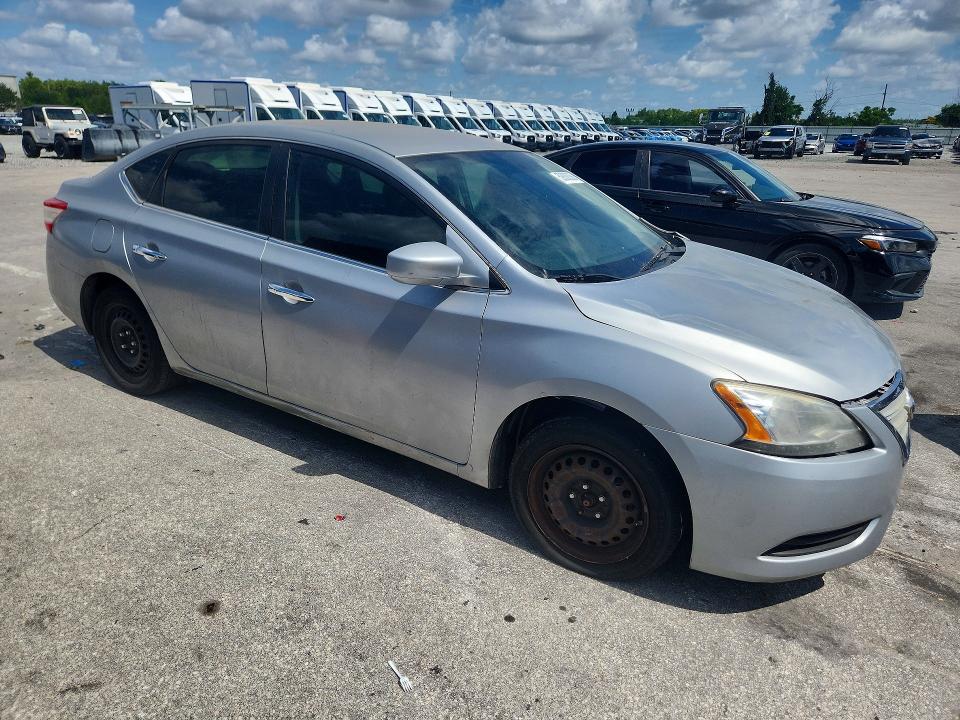 Продажа на аукционе авто 2014 Nissan Sentra, vin: 3N1AB7AP5EL617863, номер лота: 59836356