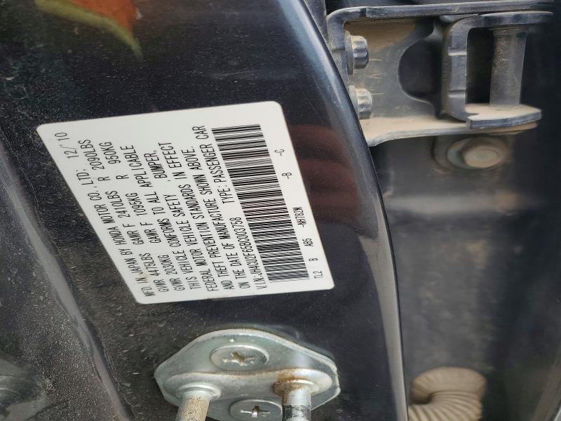 61511286 :رقم المزاد ، JH4CU2F65BC003758 vin ، 2011 Acura Tsx مزاد بيع