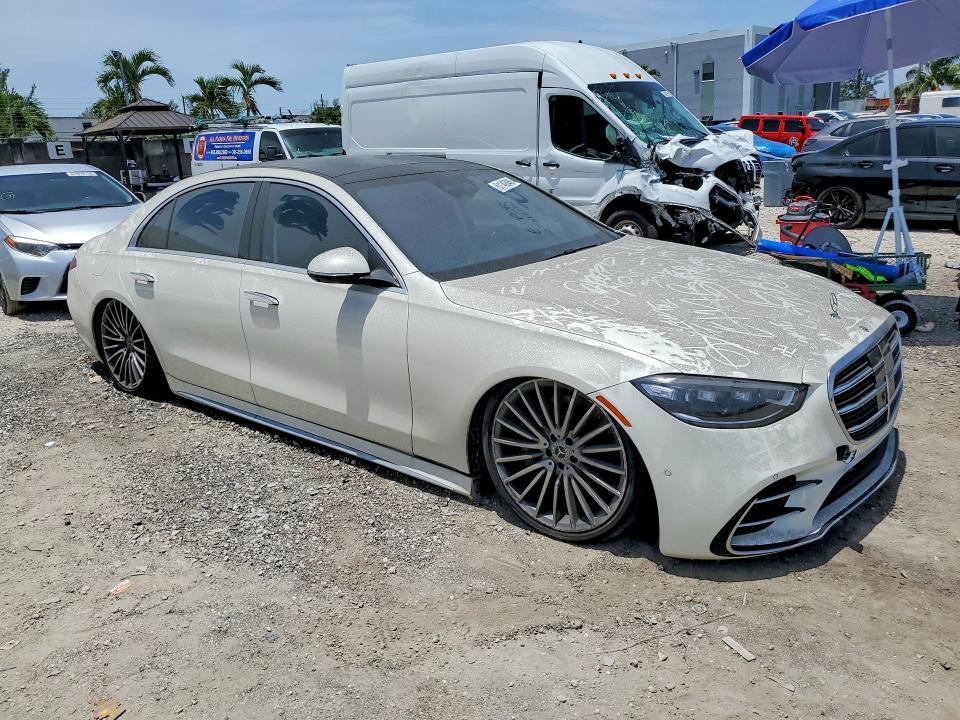 2022 Mercedes-benz S მანქანა იყიდება აუქციონზე, vin: W1K6G6DB0NA160147, აუქციონის ნომერი: 61142846