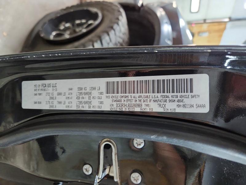 2016 Ram 3500 მანქანა იყიდება აუქციონზე, vin: 3C63R3HL6GG282869, აუქციონის ნომერი: 61567256