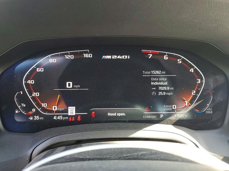 61328586 :رقم المزاد ، 3MW53CM02N8C61584 vin ، 2022 Bmw M240xi مزاد بيع