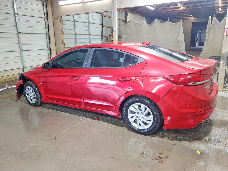 60606776 :رقم المزاد ، 5NPD74LF2HH037327 vin ، 2017 Hyundai Elantra مزاد بيع