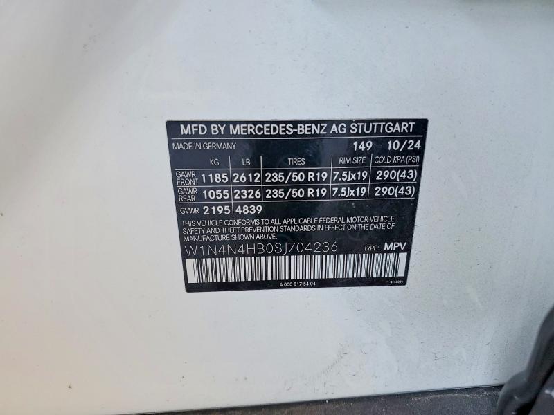 Продажа на аукционе авто 2025 Mercedes-benz Gla, vin: W1N4N4HB0SJ704236, номер лота: 61060406