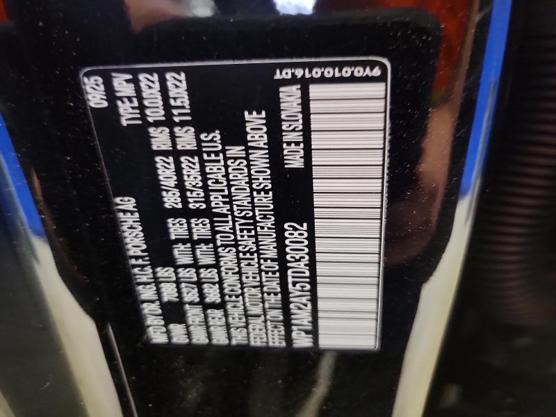 60456256 :رقم المزاد ، WP1AM2AY5TDA30082 vin ، 2026 Porsche Cayenne مزاد بيع