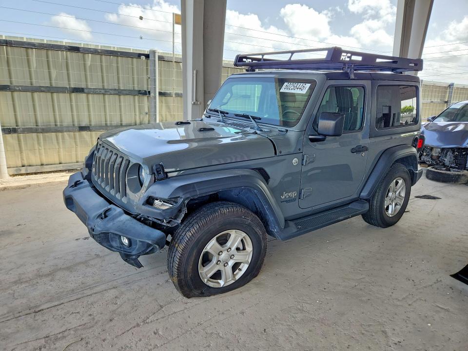 60258446 :رقم المزاد ، 1C4GJXANXLW203753 vin ، 2020 Jeep Wrangler مزاد بيع