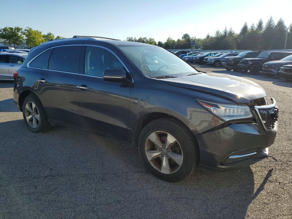 2014 Acura Mdx მანქანა იყიდება აუქციონზე, vin: 5FRYD4H2XEB003886, აუქციონის ნომერი: 63491806