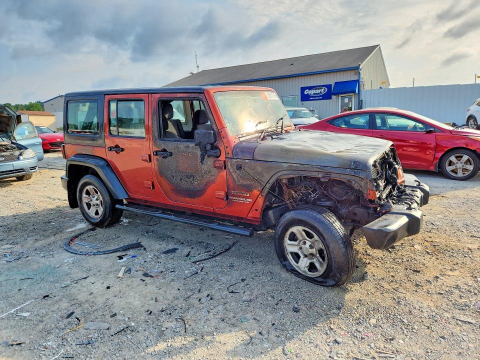 62611716 :رقم المزاد ، 1C4BJWKG0EL257037 vin ، 2014 Jeep Wrangler Unlimited مزاد بيع