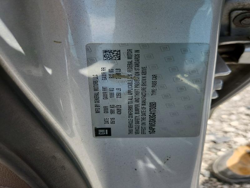 2016 Buick Verano მანქანა იყიდება აუქციონზე, vin: 1G4PW5SK8G4173093, აუქციონის ნომერი: 61810526