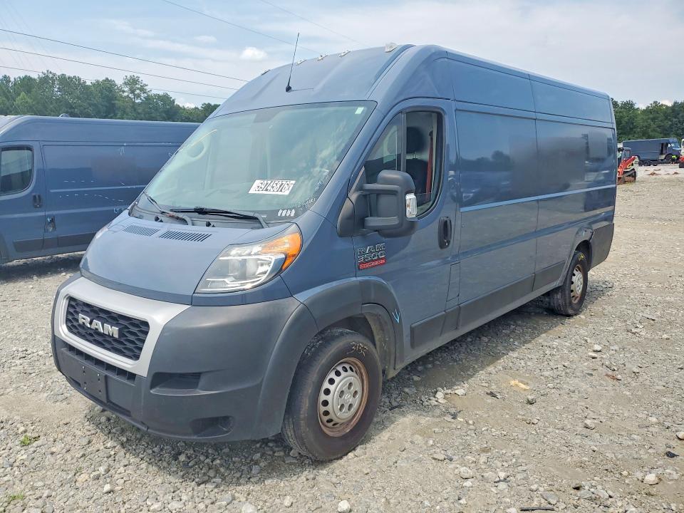 59745876 :رقم المزاد ، 3C6URVJG6LE128651 vin ، 2020 Ram Promaster 3500 مزاد بيع