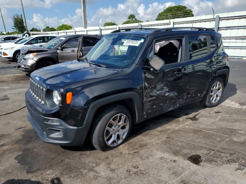 Aukcja sprzedaży 2018 Jeep Renegade, vin: ZACCJABB4JPG84027, numer aukcji: 58910326