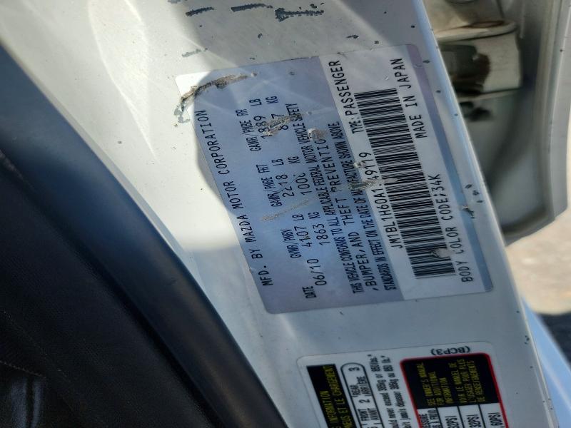 59281136 :رقم المزاد ، JM1BL1H60A1349119 vin ، 2010 Mazda 3 مزاد بيع