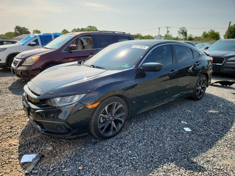 2020 Honda Civic მანქანა იყიდება აუქციონზე, vin: 2HGFC2F89LH526204, აუქციონის ნომერი: 59772676