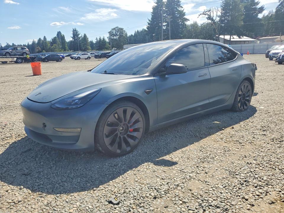 Продажа на аукционе авто 2022 Tesla Model 3, vin: 5YJ3E1EC7NF329939, номер лота: 63036076