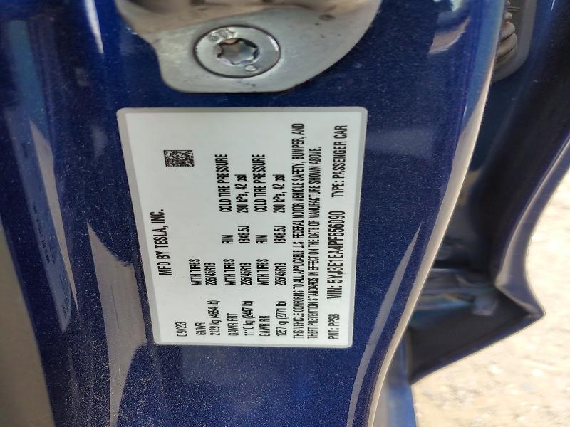 Продажа на аукционе авто 2023 Tesla Model 3, vin: 5YJ3E1EA4PF656090, номер лота: 62966896