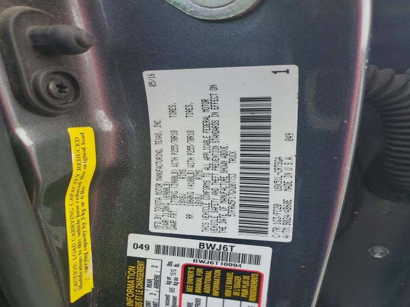 Продаж на аукціоні авто 2016 Toyota Tundra, vin: 5TFRW5F17GX207733, номер лоту: 60747786