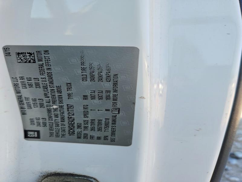 2015 Chevrolet Colorado მანქანა იყიდება აუქციონზე, vin: 1GCHSAEA2F1217797, აუქციონის ნომერი: 62274256
