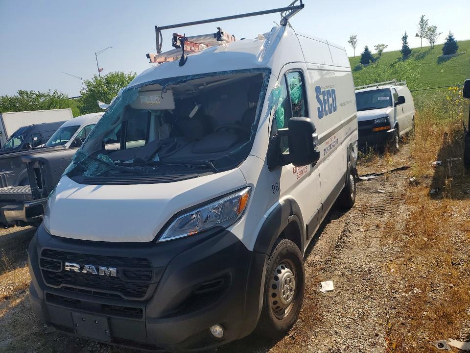 62197136 :رقم المزاد ، 3C6LRVBG8RE123132 vin ، 2024 Ram Promaster 1500 مزاد بيع