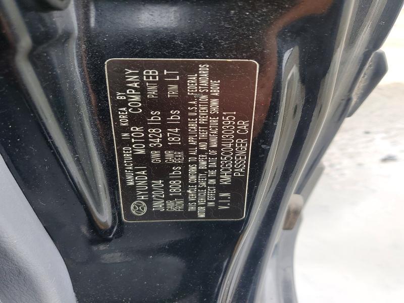 Продажа на аукционе авто 2004 Hyundai Accent, vin: KMHCG35C04U303951, номер лота: 63235836