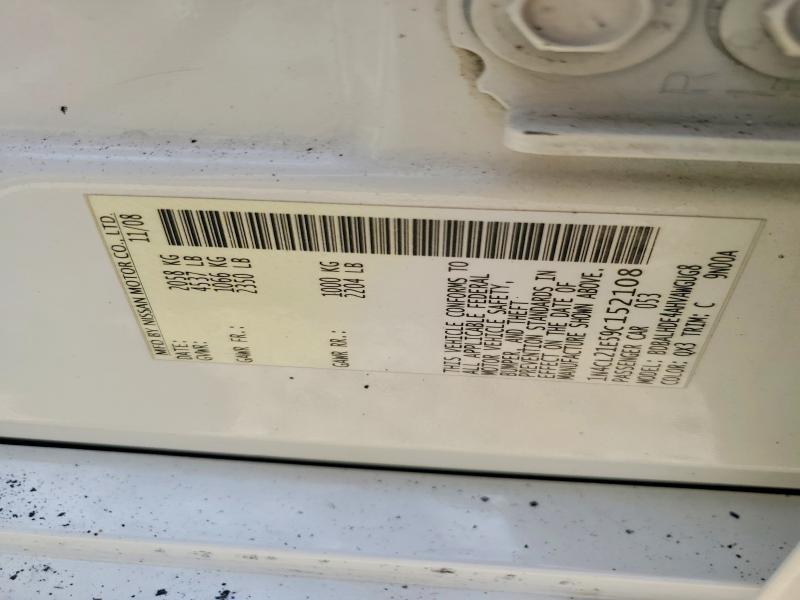 Aukcja sprzedaży 2009 Nissan Altima, vin: 1N4CL21E59C152108, numer aukcji: 61029806