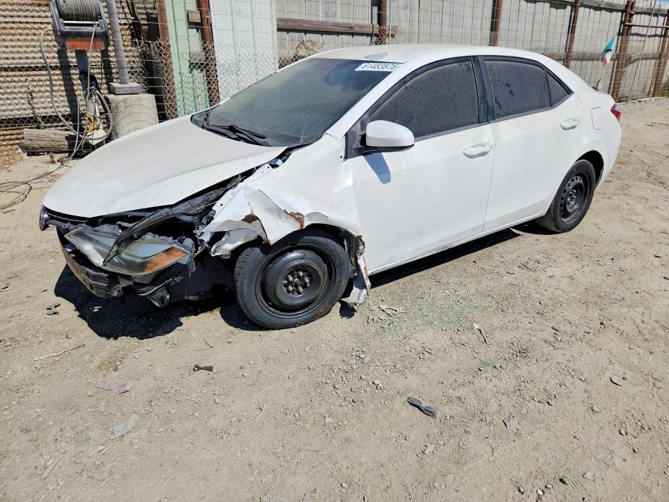 61483876 :رقم المزاد ، 5YFBURHE0FP276226 vin ، 2015 Toyota Corolla مزاد بيع