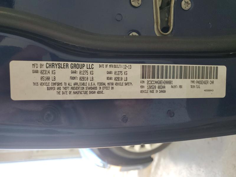 60258936 :رقم المزاد ، 2C3CCAAG8EH200881 vin ، 2014 Chrysler 300 مزاد بيع
