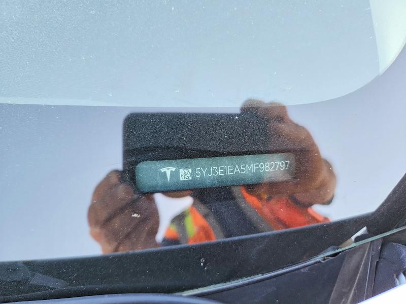 Aukcja sprzedaży 2021 Tesla Model 3, vin: 5YJ3E1EA5MF982797, numer aukcji: 61379966