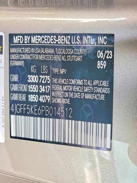 60655986 :رقم المزاد ، 4JGFF5KE6PB014512 vin ، 2023 Mercedes-benz Gls مزاد بيع