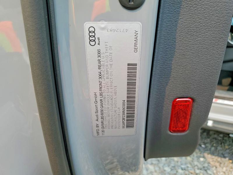 60406046 :رقم المزاد ، WUAPCBF23MN903894 vin ، 2021 Audi Rs7 مزاد بيع