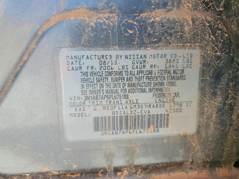 Продаж на аукціоні авто 2015 Nissan Sentra, vin: 3N1AB7AP6FL675188, номер лоту: 61616436