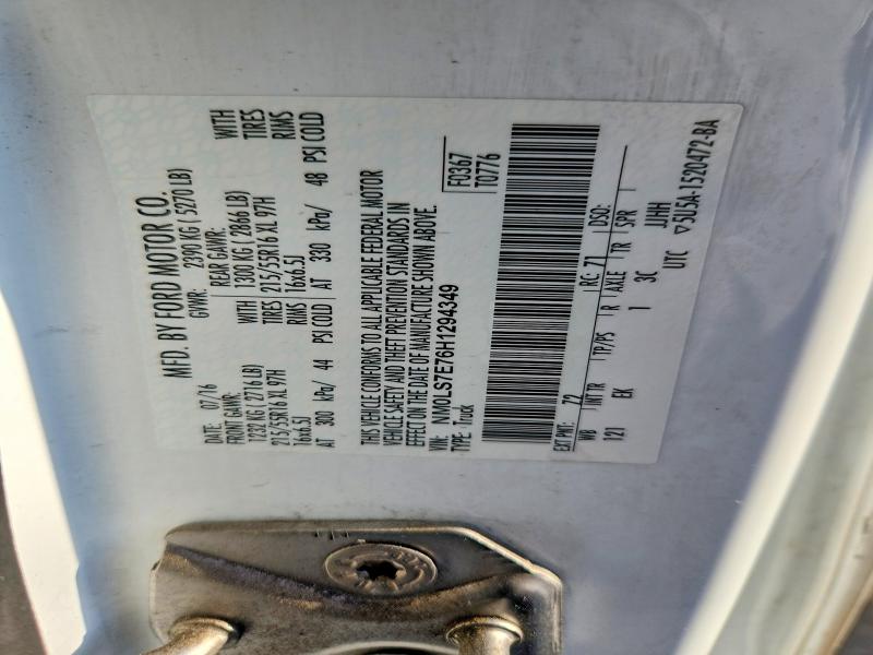 Aukcja sprzedaży 2017 Ford Transit Connect, vin: NM0LS7E76H1294349, numer aukcji: 59401676