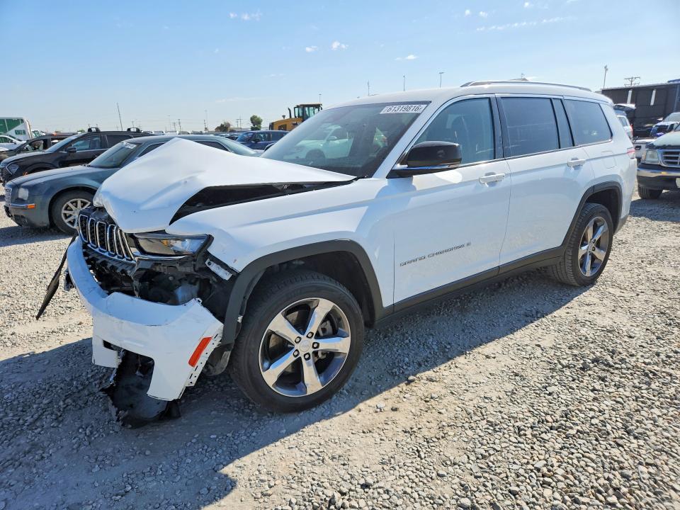 61319816 :رقم المزاد ، 1C4RJKBG7M8205588 vin ، 2021 Jeep Grand Cherokee مزاد بيع