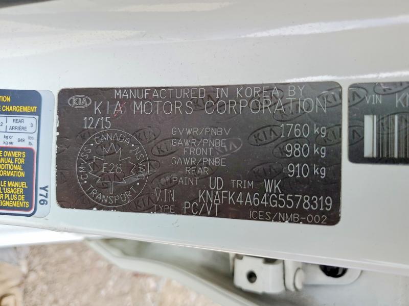 Продаж на аукціоні авто 2016 Kia Forte, vin: KNAFK4A64G5578319, номер лоту: 61503956