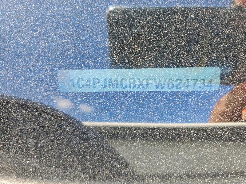 62791806 :رقم المزاد ، 1C4PJMCBXFW624734 vin ، 2015 Jeep Cherokee مزاد بيع