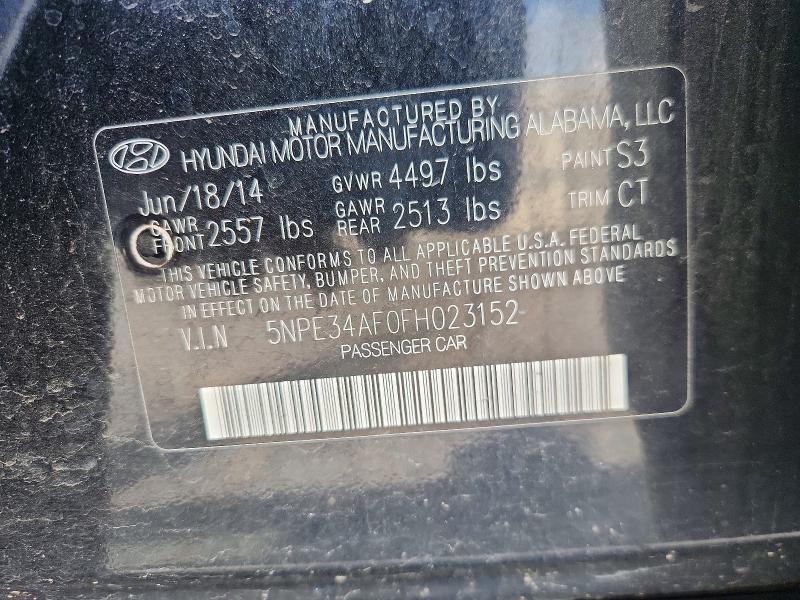 Продаж на аукціоні авто 2015 Hyundai Sonata, vin: 5NPE34AF0FH023152, номер лоту: 60463526