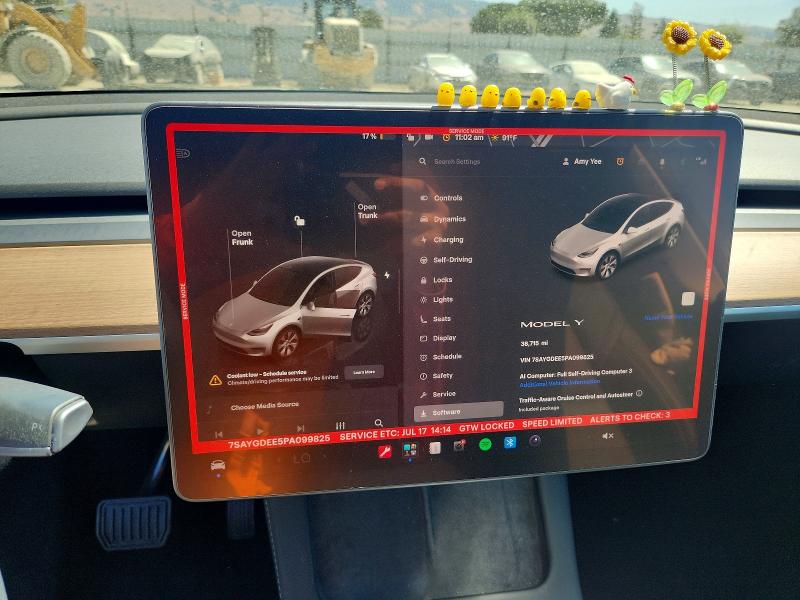 Aukcja sprzedaży 2023 Tesla Model Y, vin: 7SAYGDEE5PA099825, numer aukcji: 61384796