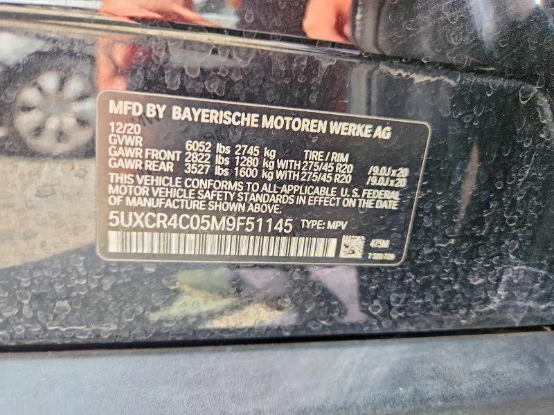 Aukcja sprzedaży 2021 Bmw X5, vin: 5UXCR4C05M9F51145, numer aukcji: 61581646