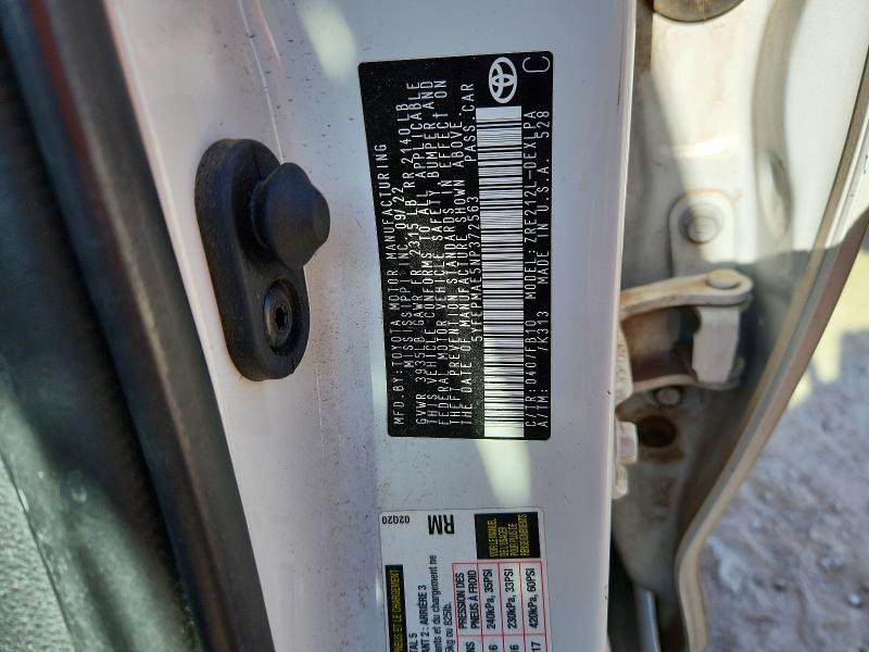 2022 Toyota Corolla მანქანა იყიდება აუქციონზე, vin: 5YFEPMAE5NP372563, აუქციონის ნომერი: 63497866