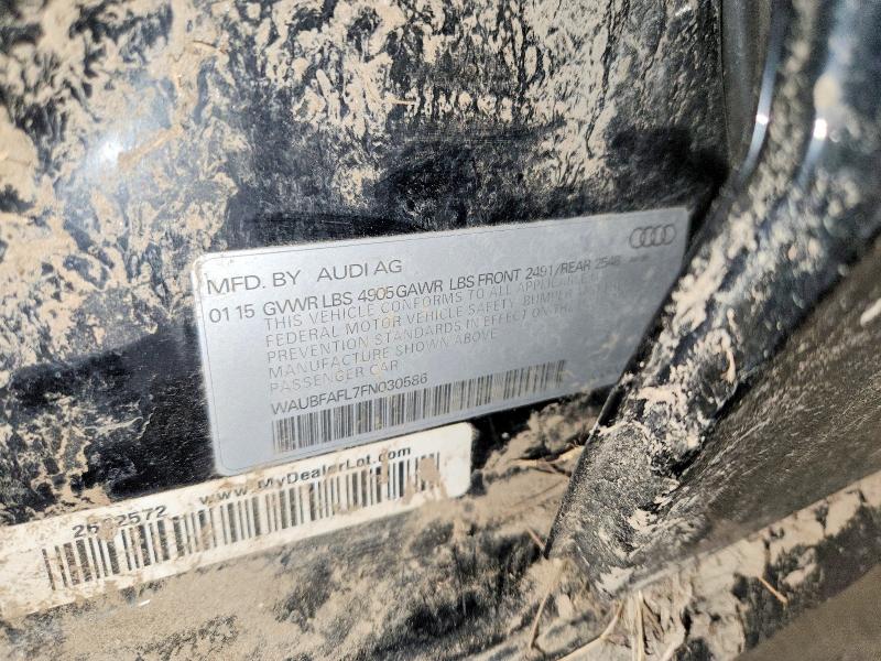 Aukcja sprzedaży 2015 Audi A4, vin: WAUBFAFL7FN030586, numer aukcji: 61598546