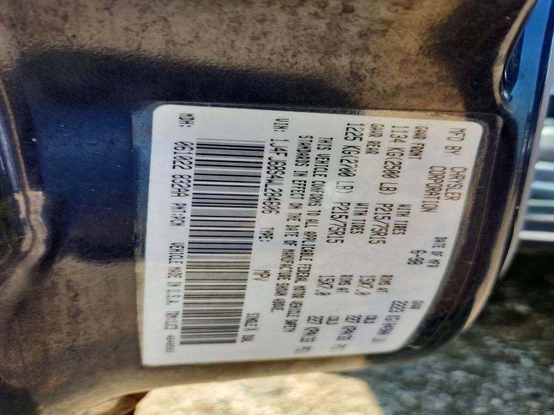 1998 Jeep Cherokee მანქანა იყიდება აუქციონზე, vin: 1J4FJ68S4WL284606, აუქციონის ნომერი: 58791166