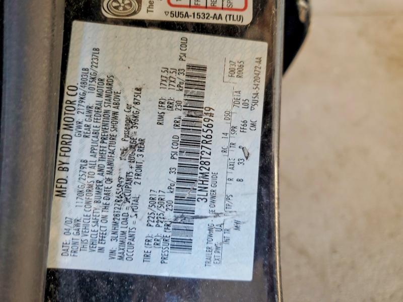 Aukcja sprzedaży 2007 Lincoln Mkz, vin: 3LNHM28T27R656949, numer aukcji: 60678896