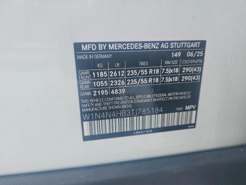61702086 :رقم المزاد ، W1N4N4HB3TJ785184 vin ، 2026 Mercedes-benz Gla مزاد بيع