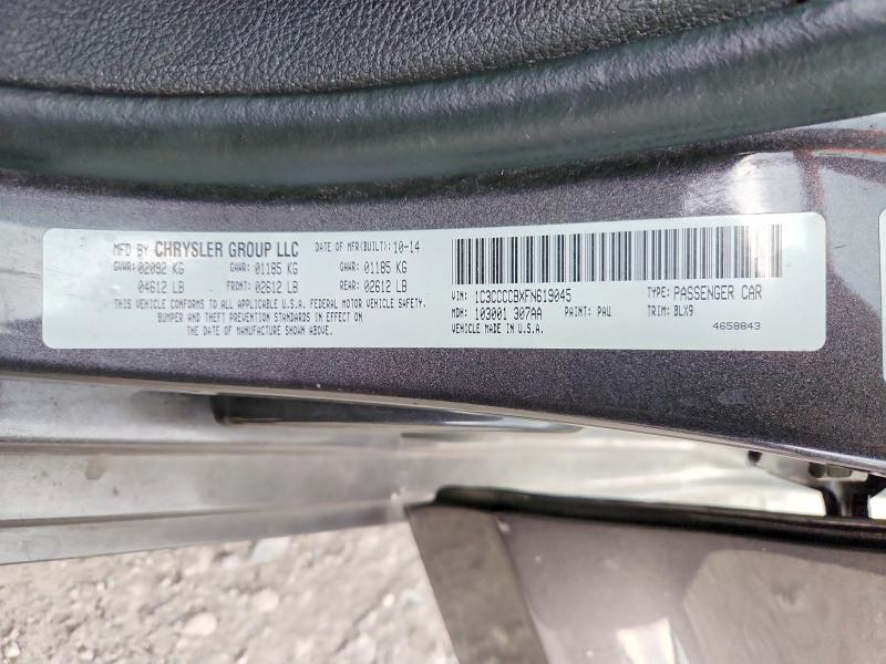 Aukcja sprzedaży 2015 Chrysler 200, vin: 1C3CCCCBXFN619045, numer aukcji: 60215446