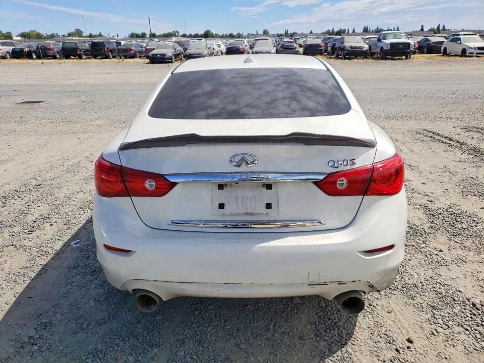 2014 Infiniti Q50 მანქანა იყიდება აუქციონზე, vin: JN1BV7AP4EM685816, აუქციონის ნომერი: 61535276