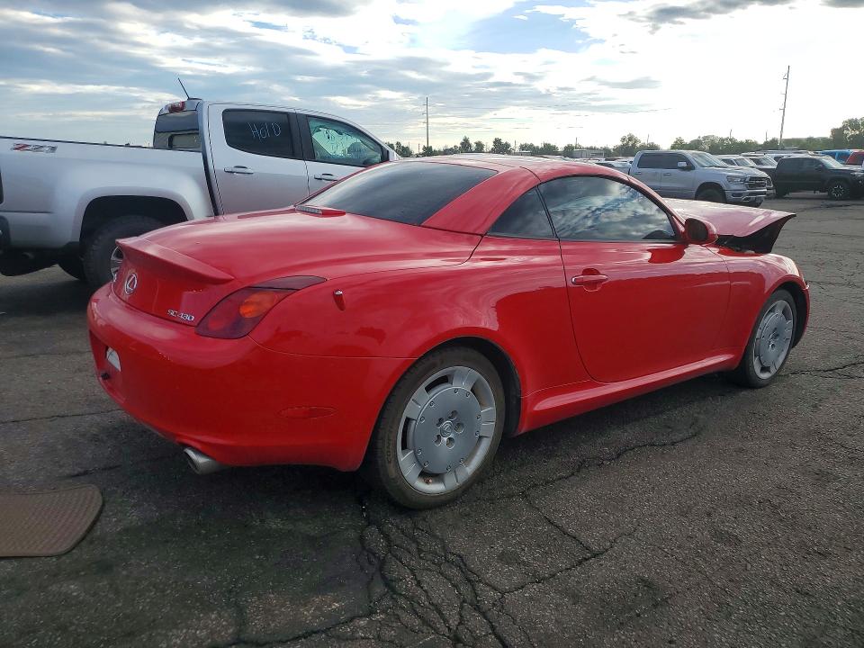 Aukcja sprzedaży 2002 Lexus Sc, vin: JTHFN48Y420028589, numer aukcji: 62046486