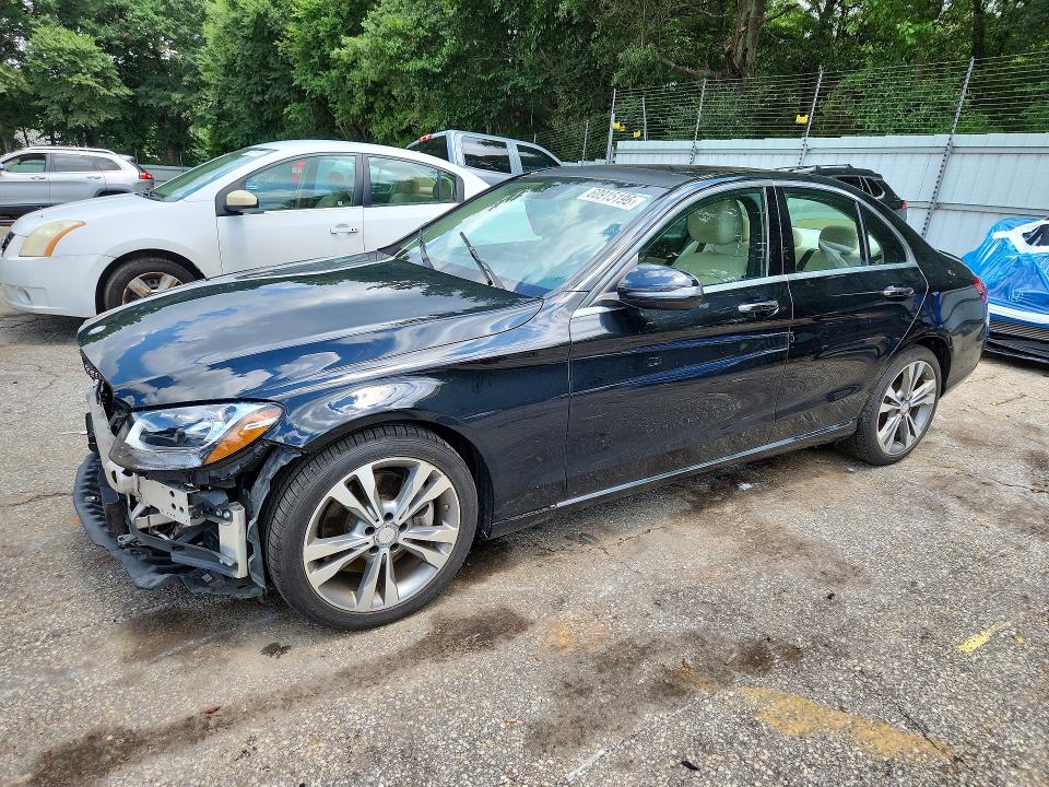 60915196 :رقم المزاد ، 55SWF4JB1HU204222 vin ، 2017 Mercedes-benz C مزاد بيع
