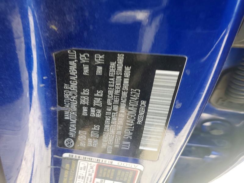 Aukcja sprzedaży 2021 Hyundai Elantra, vin: 5NPLL4AG0MH024623, numer aukcji: 59731996