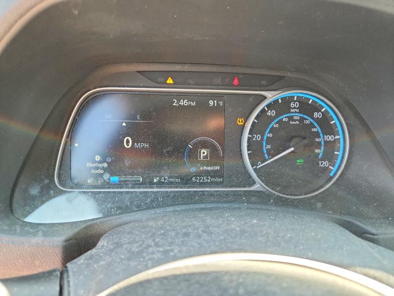 58780236 :رقم المزاد ، 1N4AZ1CP3KC307307 vin ، 2019 Nissan Leaf مزاد بيع