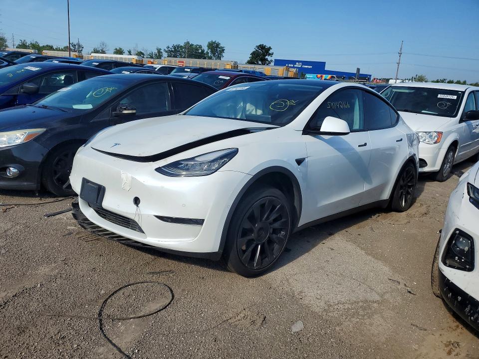 Продажа на аукционе авто 2020 Tesla Model Y, vin: 5YJYGDEE2LF037423, номер лота: 59742166