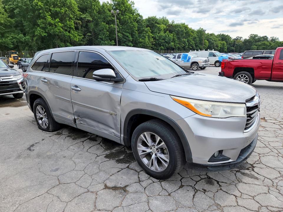 Продажа на аукционе авто 2014 Toyota Highlander, vin: 5TDZKRFH9ES023218, номер лота: 62475236