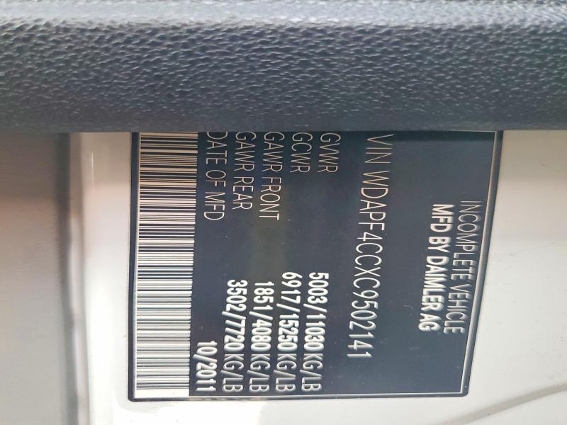 Продажа на аукционе авто 2012 Mercedes-benz Sprinter, vin: WDAPF4CCXC9502141, номер лота: 61521156